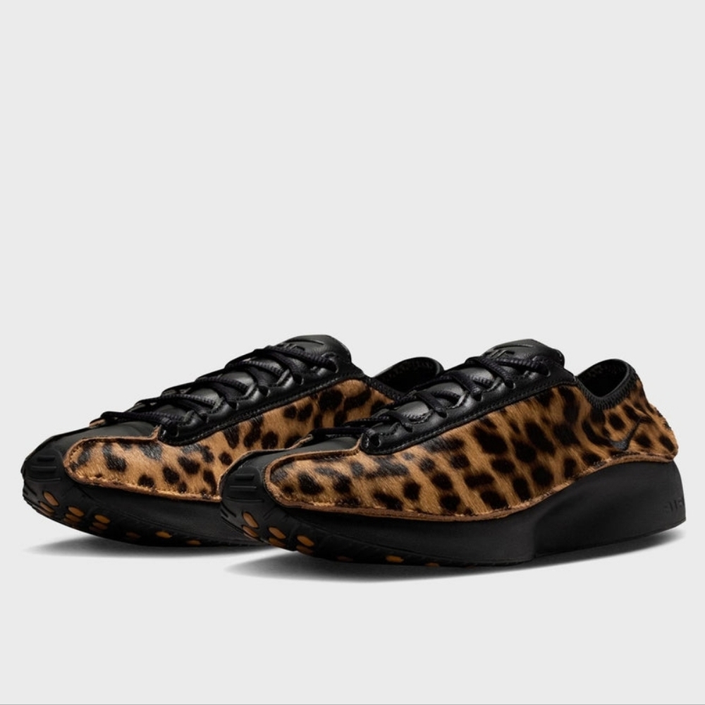 Nike Air Superfly LX Pony Hair Leather Women's Leopard print Sneakers Size 9